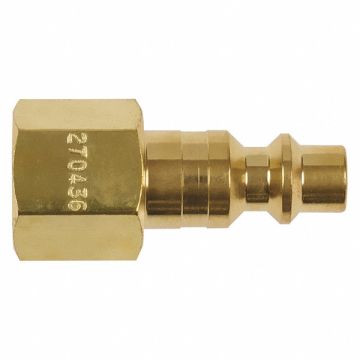Air Hose Plug 1/4 Brass PK2