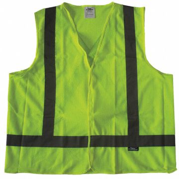 Safety Vest Yellow/Green Hook-and-Loop