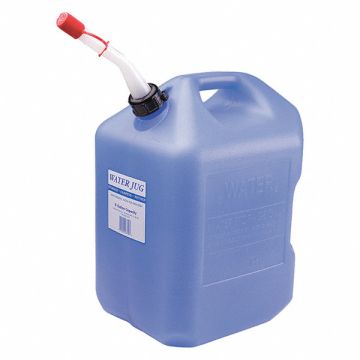 Water Container 6 gal Cap. Blue HDPE