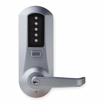 Push Button Lock Entry Key Override