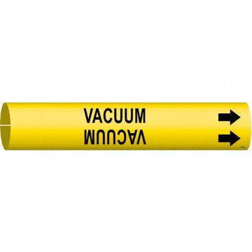 Pipe Marker Vacuum 13/16 in H 4/5 in W