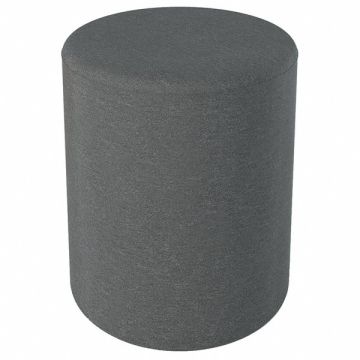 Soft Seating 12 in D Gray Fabric 250 lb