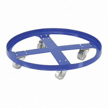 Drum Dolly Blue 31-5/8 in dia 1200 lb.