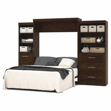 Wall Queen Bed Kit Pur Chocolate 126