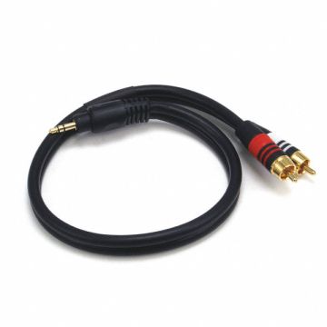 A/V Cable 3.5mm(M)/2 RCA(M) 1.5ft