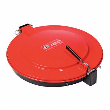 Latching Lid for Fluorescent Lamp Red