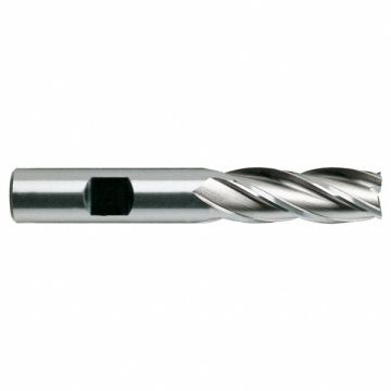 Square End Mill Single End 17/64 HSS