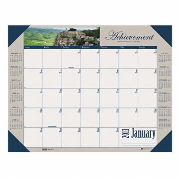 Monthly Desk Calendar 22x17 In.