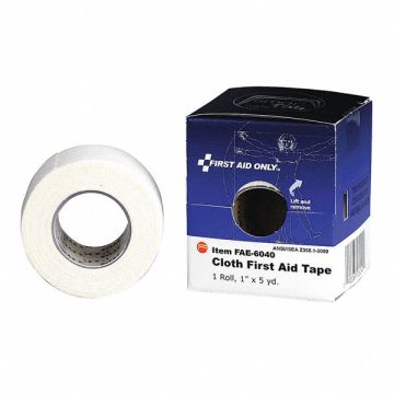 First Aid Tape White 1 in W 5 in L