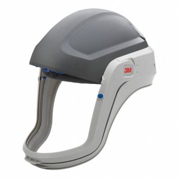 Helmet less Visor and Shroud Gray