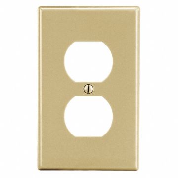 Duplex Receptacle Wall Plate Ivory