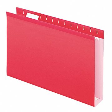 Box Hanging File Folders Red PK25