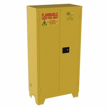 Flammable Safety Cabinet 44 gal Yellow