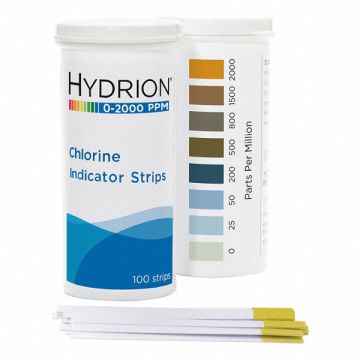 Chlorine Test Strip 0 to 2000