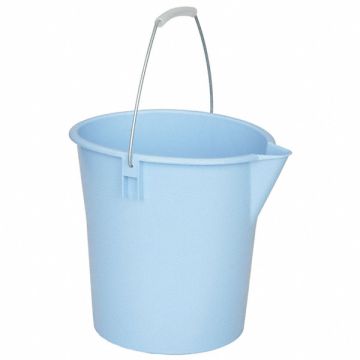 Bucket 12 qt Blue Polyethylene Round