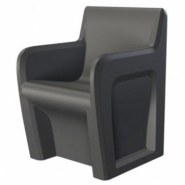 Sentinel Arm Chair Polyethylene Black