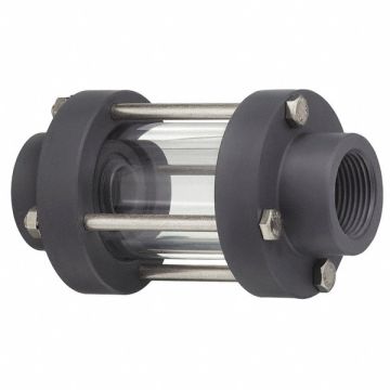 Double Wall Sight 8 in Flange Poly