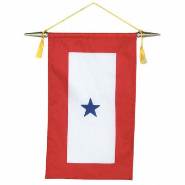Service Star Banner 15x8in Nylon