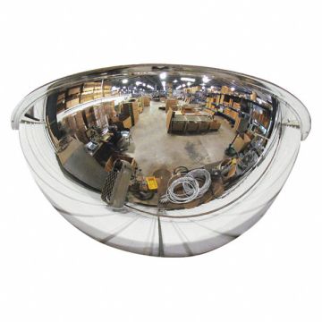 Half Dome Mirror 26In. Scratch Res Acryl