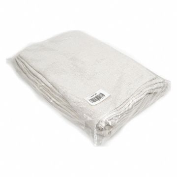 White Cloth Rag Terry 14 x17 PK12