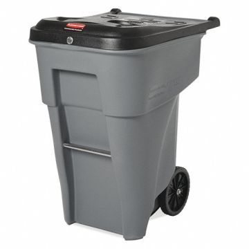 Confidential Waste Container Gray 65gal.