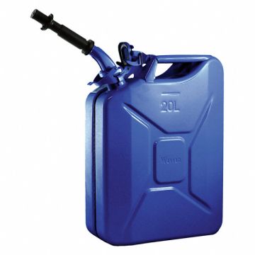 Gas Can 5 gal Blue Include Spout