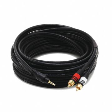A/V Cable 3.5mm(M)/2 RCA(M) 25ft