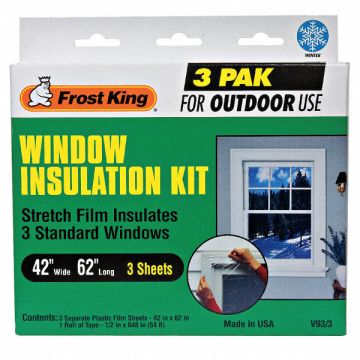 Window Kit Outdoor 42 W x 62 L