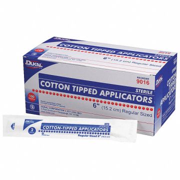 Cotton Tip Swab Sterile 6 in. PK100