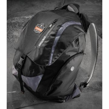 Backpack 18 x18-1/2 x11 In 5 Pockets Blk