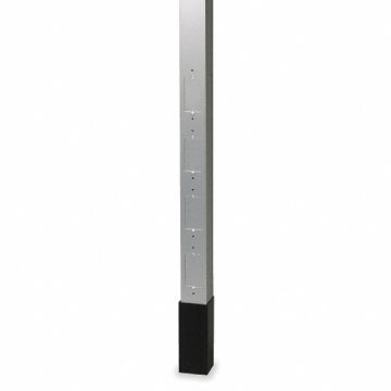 Service Pole Silver 10 ft 2 L 2.13 W