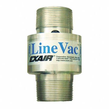Threaded Line Vac Aluminum 1-1/4