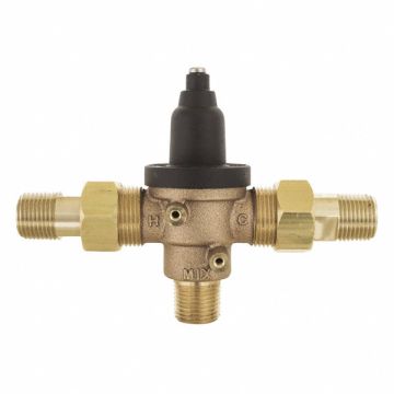 Thermostatic Mixing Valve Brass 8 gpm