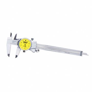 Dial Caliper 0 to 6 in Stainless Steel