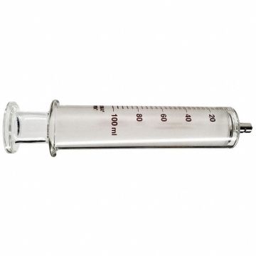 Glass Syringe Metal Luer Lock 100 mL