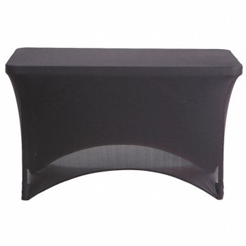 Table Cover Rectangle 48inLx24inW Black