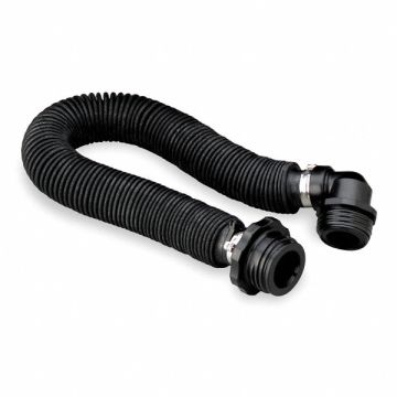 Breathing Tube Vinyl Black 25 in W