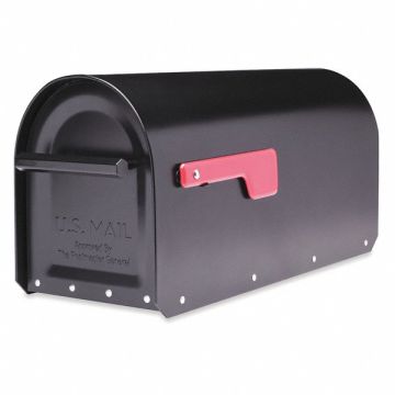 Mailbox 1 Door Black 20-51/64 H