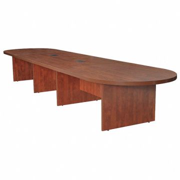 Conference Table 18 ft L 18 Seats Cherry
