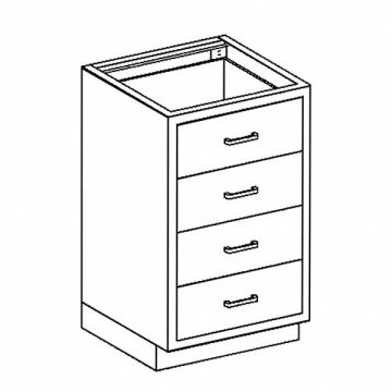 Base Cabinet (4) Drawers 24 W