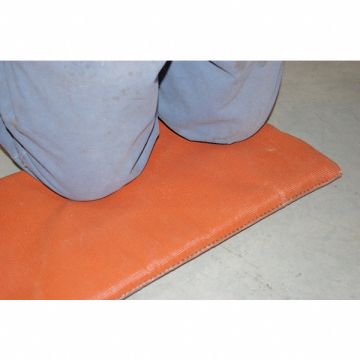 Welding Pad 3 ft W 3 ft. 1 in. Red