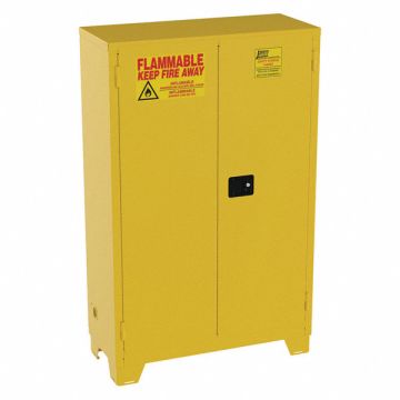 Flammable Safety Cabinet 45 gal Yellow