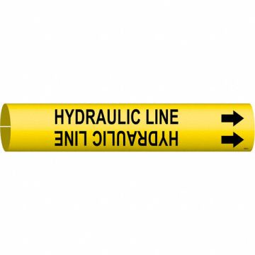 Pipe Marker Hydraulic Line 2 in H 2 in W