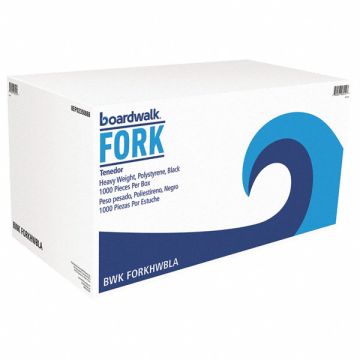 Disposable Fork Black Heavy PK1000