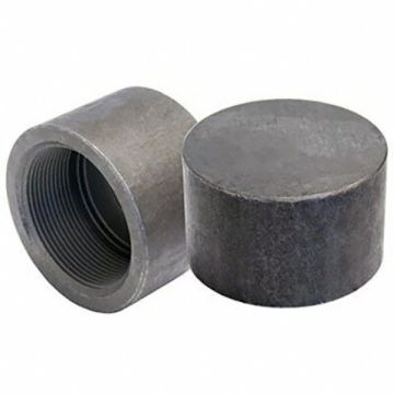 Round Cap Forged Steel 3/4 in FNPT