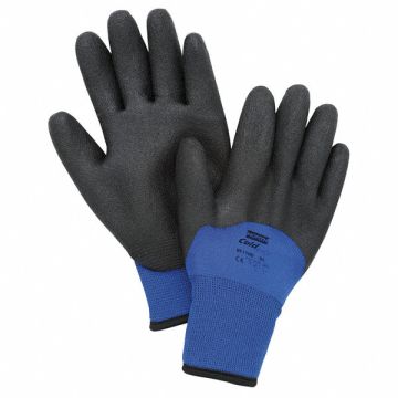 Cut Resist Gloves PVC Foam S Blk/Blue PR