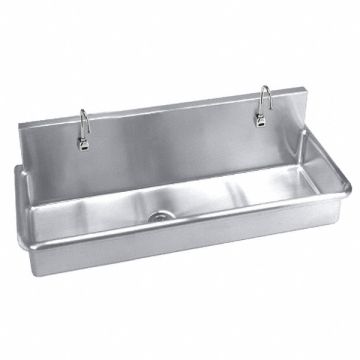 Just WashUp Sink Rect 45inx16-1/2inx8in