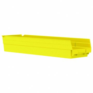 Shelf Bin Yellow Indstr Grd Poly 4 in