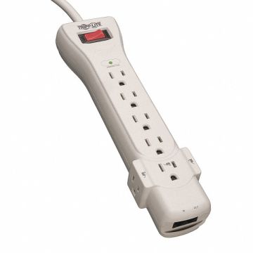 Datacom Surge Protector 7 Outlet Gry