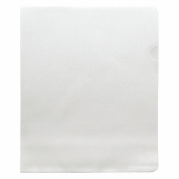 File Jacket Clear 8-1/2 x 11 in. PK25